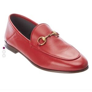 Gucci Red Britton Loafers